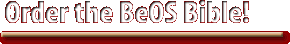 Order the BeOS Bible!