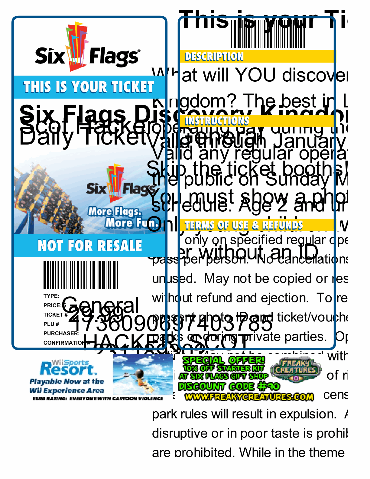 Six Flags Hell | scot hacker&#39;s foobar blog